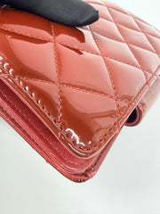 Chanel Red Patent Wallet