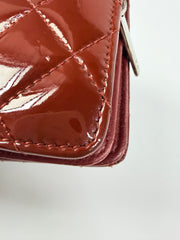 Chanel Red Patent Wallet
