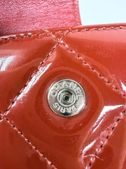 Chanel Red Patent Wallet