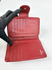 Chanel Red Patent Wallet