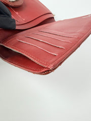 Chanel Red Patent Wallet