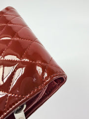 Chanel Red Patent Wallet