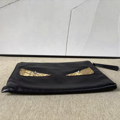 Fendi Python Monster Eye Clutch