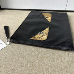 Fendi Python Monster Eye Clutch