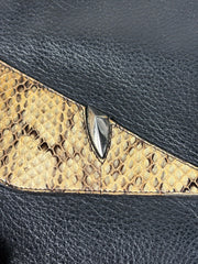 Fendi Python Monster Eye Clutch