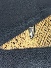 Fendi Python Monster Eye Clutch