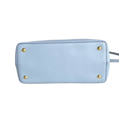 Fendi Blue Leather Petite 2Jours Tote
