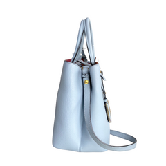 Fendi Blue Leather Petite 2Jours Tote