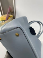 Fendi Blue Leather Petite 2Jours Tote