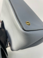 Fendi Blue Leather Petite 2Jours Tote