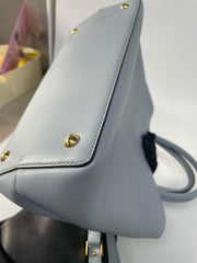 Fendi Blue Leather Petite 2Jours Tote
