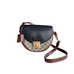Gucci GG Supreme Small Padlock Messenger Bag