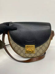 Gucci GG Supreme Small Padlock Messenger Bag