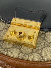 Gucci GG Supreme Small Padlock Messenger Bag