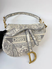 Dior Saddle Bag Toile de Jouy