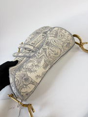 Dior Saddle Bag Toile de Jouy