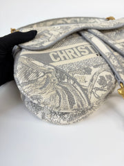 Dior Saddle Bag Toile de Jouy