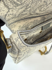 Dior Saddle Bag Toile de Jouy