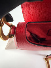 Dior Saddle Bag Red Mini