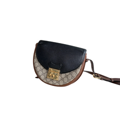 Gucci GG Supreme Small Padlock Messenger Bag