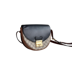 Gucci GG Supreme Small Padlock Messenger Bag